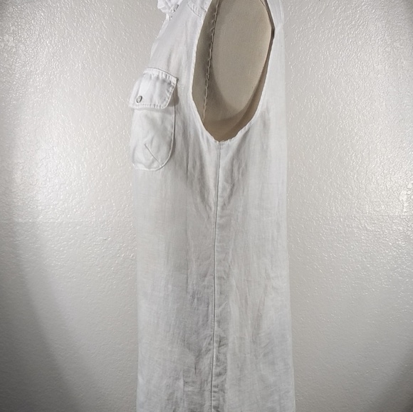 Pete & Greta by Johnny Was Sleeveless Utilitarian Dress M NWT - Picture 3 of 4